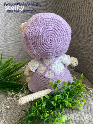 Плетена играчка коте, снимка 3 - Други - 50963905