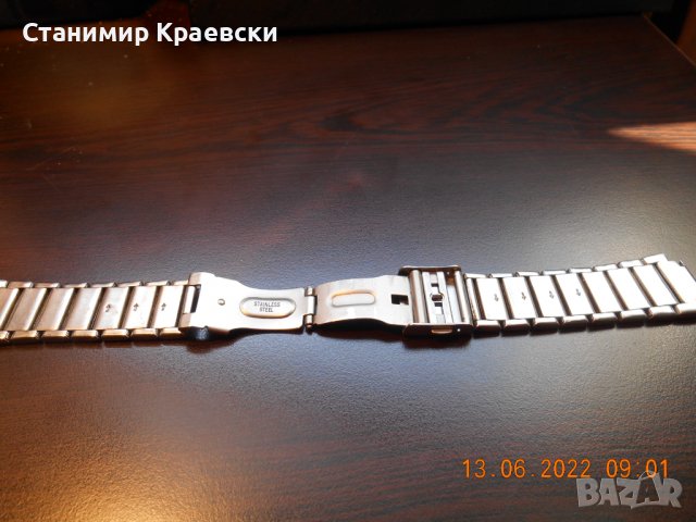 Esprit -watch strap original -  metal 16mm, снимка 7 - Каишки за часовници - 37285128