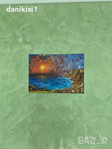 Авторска картина маслени бои, снимка 5 - Картини - 52426099