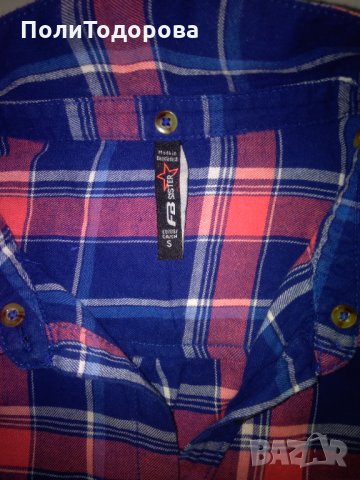 Дамска риза каре, снимка 3 - Ризи - 32685821