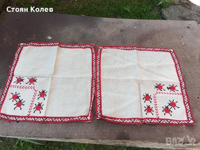 стари ръчно бродирани кърпички , снимка 7 - Антикварни и старинни предмети - 50036695
