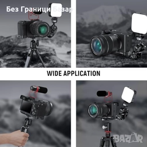Нова Neewer Arca QR Плочка за Sony Alpha 6700 DJI RS 3 RS2 Статив фотография, снимка 7 - Чанти, стативи, аксесоари - 51579701