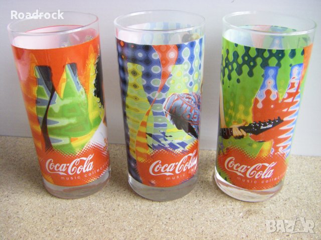 Колекционерски чаши Coca Cola - music collection, снимка 2 - Колекции - 43258841