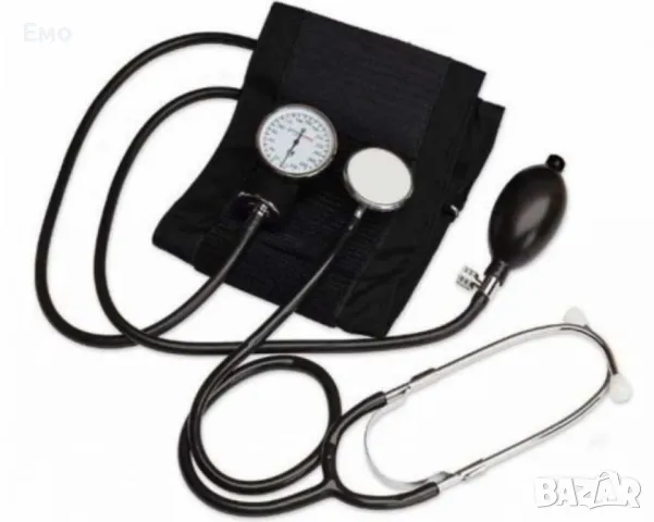 Надежден механичен апарат за кръвно налягане с вграден стетоскоп, снимка 6 - Друга електроника - 47896681