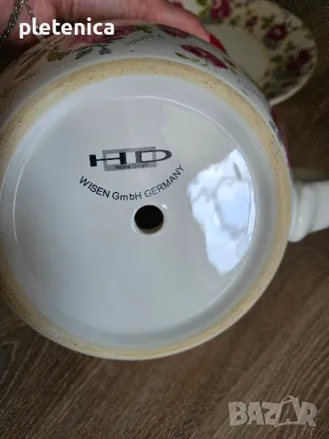 Кашпа с флорални мотиви , снимка 3 - Саксии и кашпи - 49934548