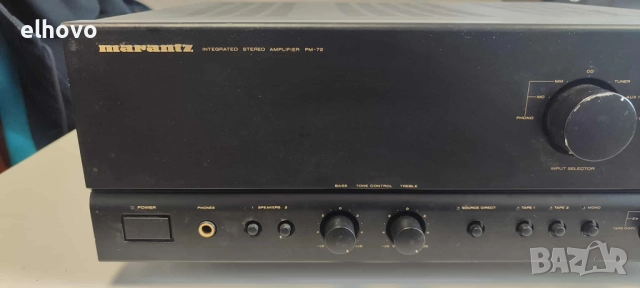 Стерео усилвател Marantz PM-72, снимка 8 - Ресийвъри, усилватели, смесителни пултове - 52441432