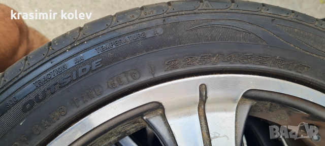 Лети джанти 17 цола 5/112/r17, снимка 3 - Гуми и джанти - 52155658