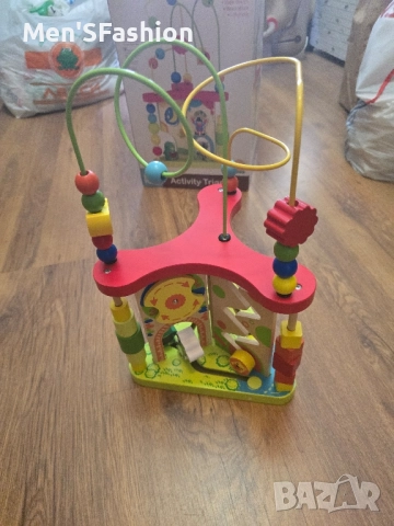 Интерактивна дървена играчка 6 в 1 , снимка 6 - Образователни игри - 51616151