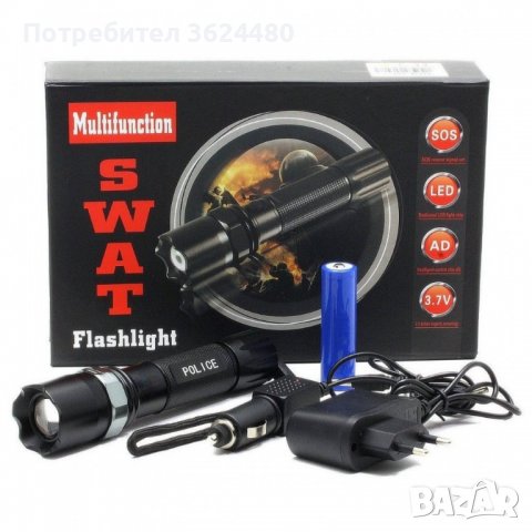 Мощен полицейски акумулаторен прожектор , снимка 5 - Прожектори - 40113658