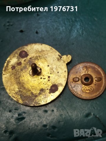 Рядък бронзов знак за заслуги към БГА Балкан , снимка 3 - Антикварни и старинни предмети - 37147372