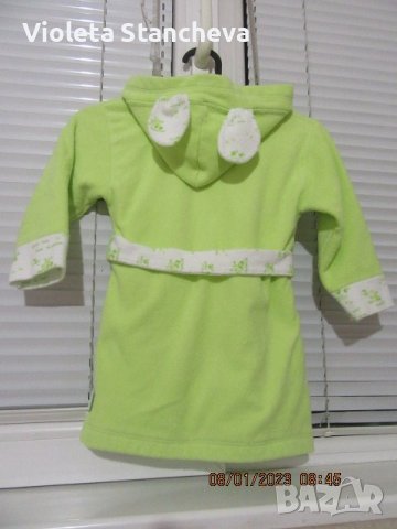 КОМПЛЕКТ КРАСИВО ДЕТСКО ХАЛАТЧЕ + КЪРПА, снимка 3 - Хавлии и халати - 39267190