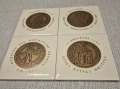4 броя плочки/ монети , снимка 1