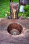 Градински чешми от щампован бетон имитиращи дърво, снимка 4