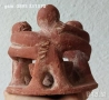 Керамика: къща-свещник, танц-хоро, магаре-кана, Бусинска керамика, солница или пепелник, цървули, снимка 9