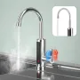 Нов 3000W електрически кран с нагревател, топла вода за секунди кухня, снимка 8