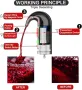 Електрически аератор и дозатор за наливане на вино, преносим декантер за вино с едно докосване  , снимка 13