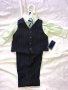 Бебешки официален костюм - риза , елече , панталон и вратовръзка