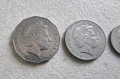 Австралия. Лот .5, 10 ,20, 50 цента .Кралицата на средна възраст., снимка 7
