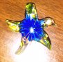 Висулка за колие Морска звезда Мурано стъкло, снимка 1 - Колиета, медальони, синджири - 33037883