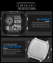SYNOKE Мъжки цифров часовник спортен многофункционален водоустойчив, снимка 5