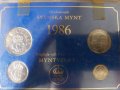 Швеция 1986 - Комплектен сет от 4 монети, снимка 1