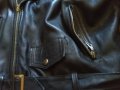 Рокерско яке немско естествена кожа/ехтер ледер/като ново размер ХЛ, снимка 3