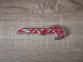 SRT Hellcat сребристо с червено емблема дясна, снимка 1
