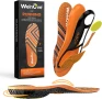 Стелки за спортни обувки Welnove Orange с гел за предната част на стъпалото - размер L, снимка 1