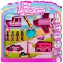 Нов Barbie Mini Свят – 4 Превозни Средства с Промяна на Цвета и 4 Кукли, снимка 1