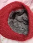 Дамска шапка, червена , снимка 2