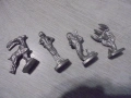 № 8437 Четири стари калаени фигурки (зодиакални знаци)  , снимка 2