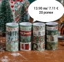 18/ 20/ 24 ролки/ комплект Коледно декоративно тиксо Washi tape Коледа - три вида, снимка 2