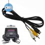 Аудио-Видео кабел за Sega Mega Drive с 3 pin-а и два чинча, снимка 1 - Аксесоари - 33416508