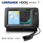Сонар/GPS Lowrance HOOK Reveal 7 със сонда 83/200 HDI 