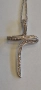 Златен Синджир с кръст с диаманти 6.17гр 04600-25/1, снимка 2