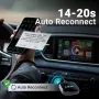 Нов Безжичен адаптер за CarPlay и Android Auto 2 в 1 за автомобили 2016+, снимка 3
