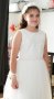 Бяла шаферска рокля , снимка 1 - Детски рокли и поли - 37485744