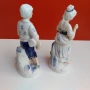 НАЙ ДОБРАТА ОФЕРТА Сет две стари немски ръчно рисувани порцеланови фигури 20см., снимка 4