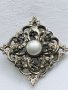 Прекрасна брошка с перла, снимка 5