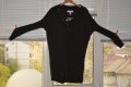 Есенно-зимна дълга черна блуза, снимка 2