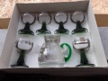 Стара немски сервиз за ракия 6 чаши + каничка - нови, снимка 1