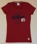 Tommy Hilfiger оригинална тениска S червена памучна фланелка, снимка 1 - Тениски - 28857205
