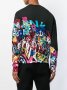 DSQUARED D2 ICON Graffiti Paint Print Мъжка Блуза тип Пуловер size L (M), снимка 2