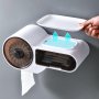 Органайзер с поставка за тоалетна хартия и диспенсър с аксесоари