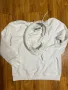 Оригинална бяла блуза Moschino 100 % памук памучна универсален размер суичър суитшърт с качулка, снимка 6