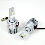 Диодни крушки к-т H7 44W 15000lm Lm 12V, без вентилатор, самоохлаждащи се, снимка 3