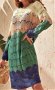Дамски блузон, Дълъг пуловер, Многоцветен блузон, снимка 1 - Корсети, бюстиета, топове - 43316491