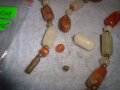 СТАРО СКЪПОЦЕННО КОЛИЕ ОГЪРЛИЦА - МЛЕЧЕН КВАРЦ КАРНЕОЛ НЕФРИТ АХАТ РЪЧНА ИЗРАБОТКА 27946, снимка 12