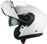 Модуларна Мото Каска - CGM 569A C-MAX MONO, Бяла, Размер L(59–60 см), ECE-R 22.06, с 2 Визьора!, снимка 2