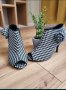 Дамски боти с отворени пръсти, снимка 1 - Дамски обувки на ток - 38751200